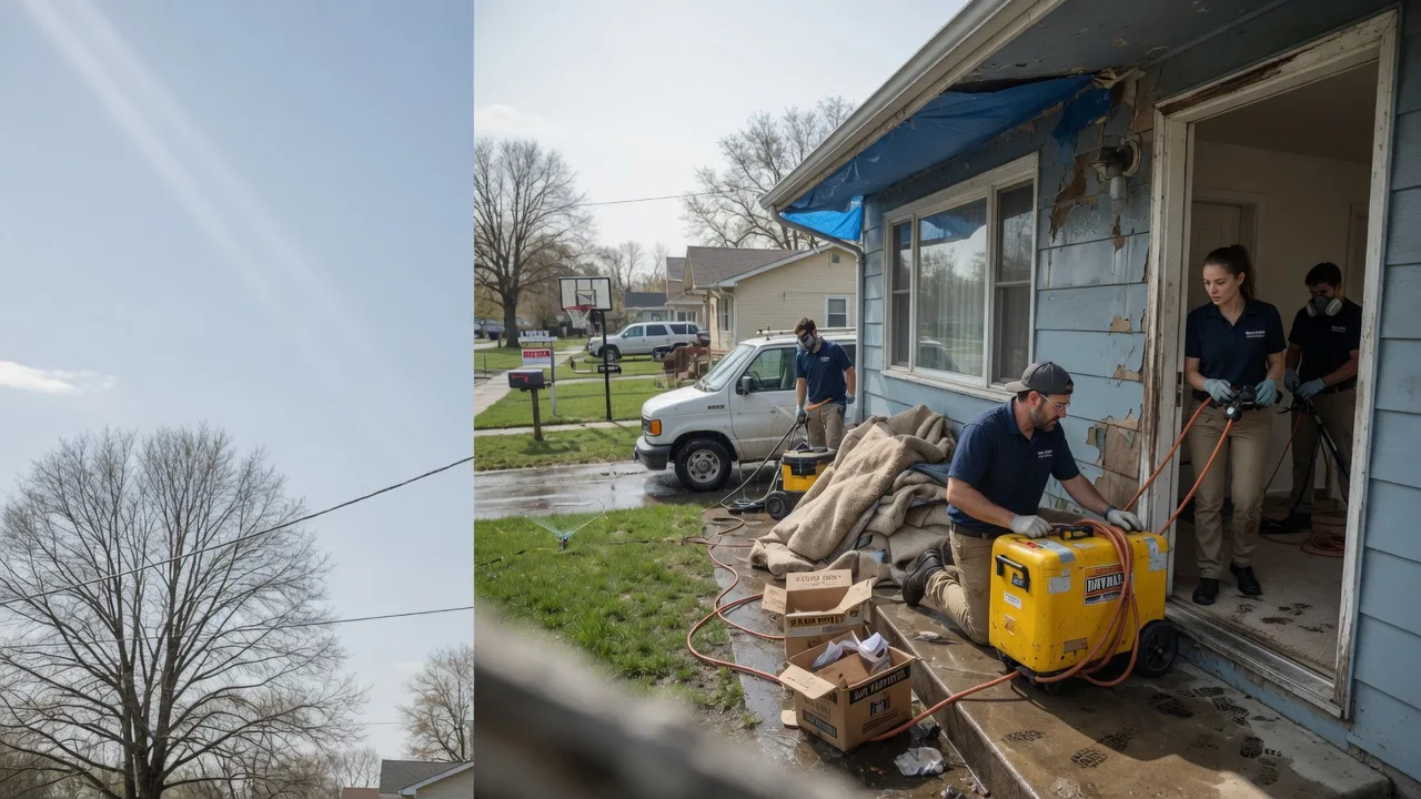 Basement Flood Cleanup in Youngwood, PA near me